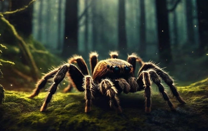 dream of brown tarantula