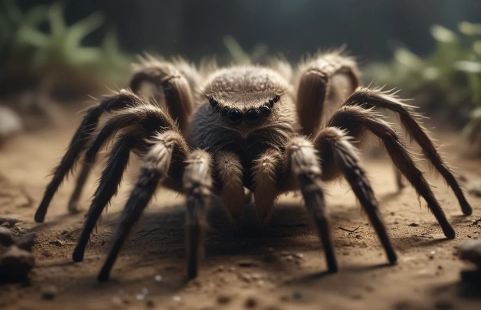 dream of brown tarantula