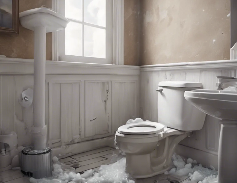 dream about overflowing toilet