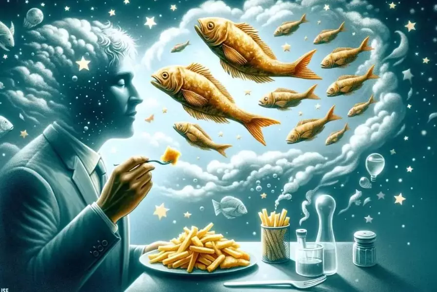 dream about eating fish