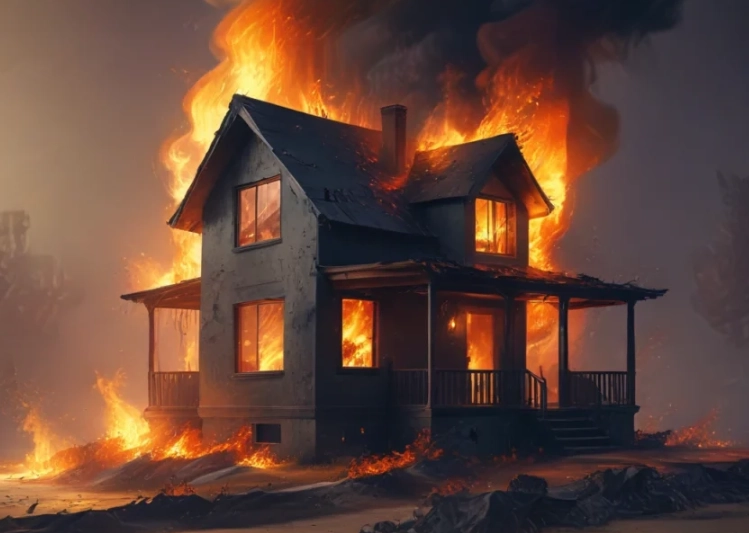 dream about house on fire