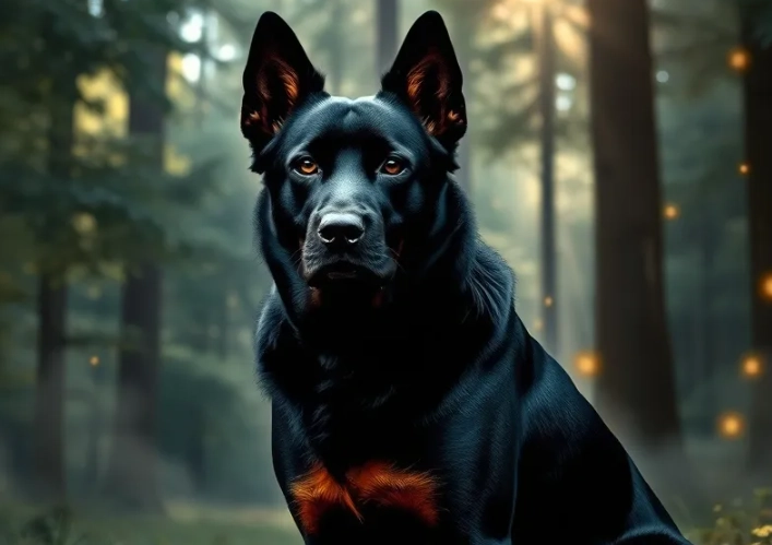 dreaming of a black dog