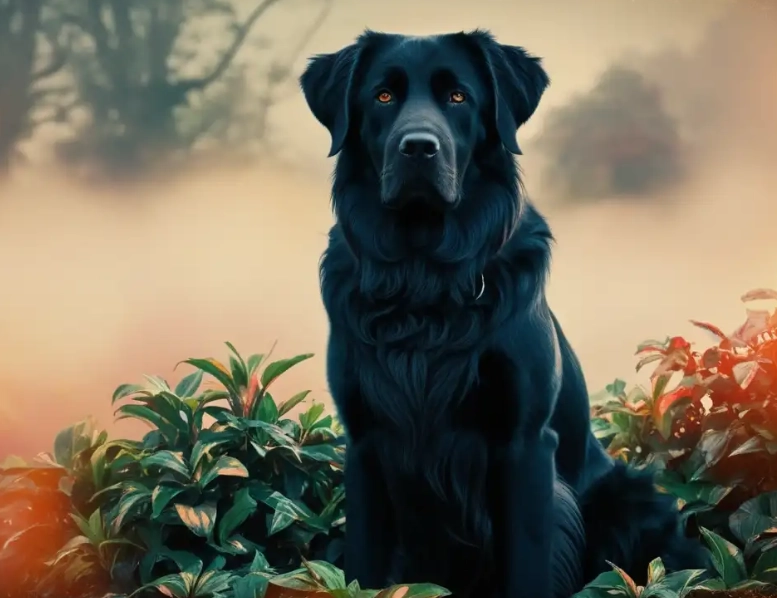 dreaming of a black dog