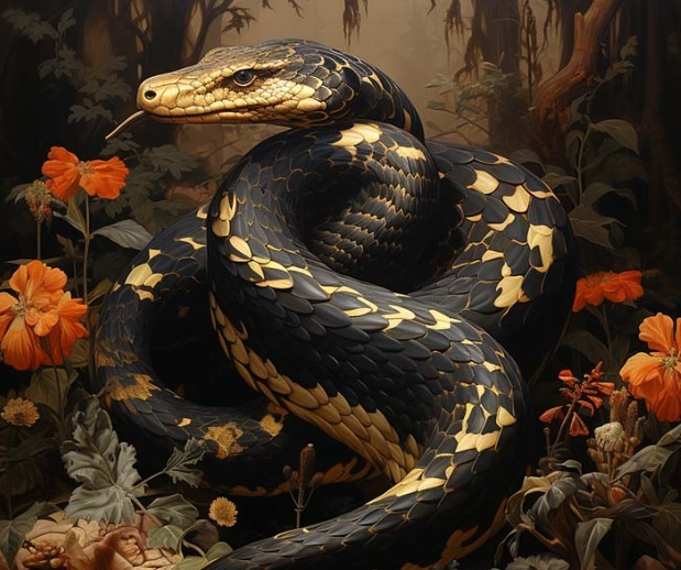 dreaming of a black snake dreaming of a black snake