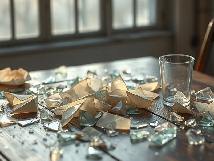 dreaming of broken glass