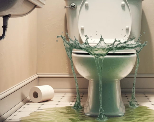 dream of toilet overflowing meaning