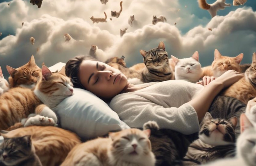 spiritual meaning of cats in dreams