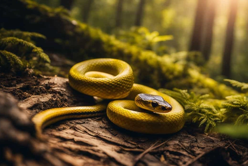 yellow snake dream meaning