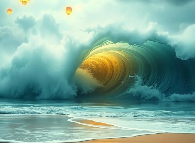 dreaming of huge waves