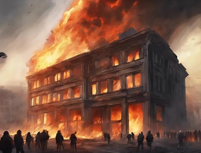 dream of a burning house