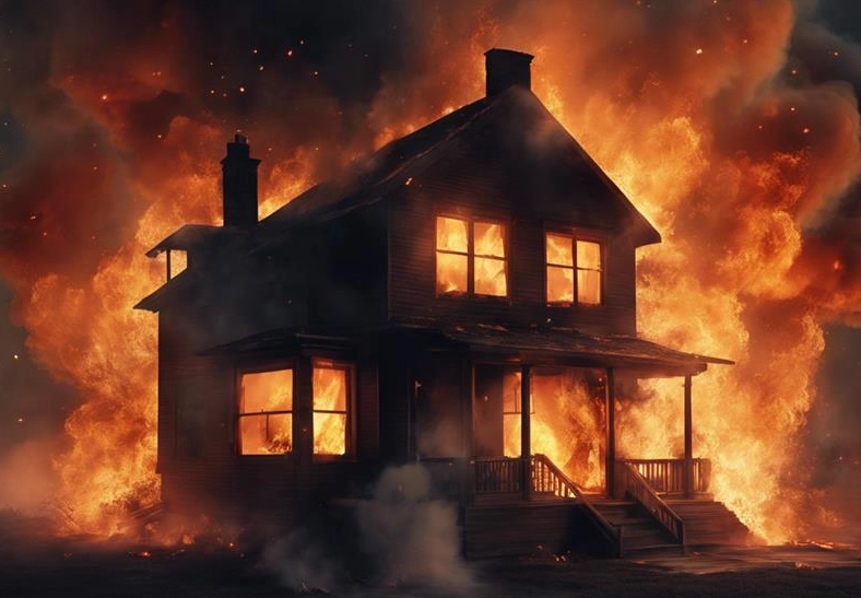 dream of a burning house meaning