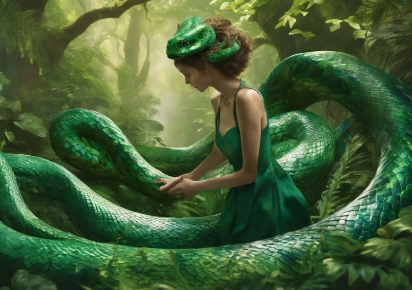 green snake dream meaning