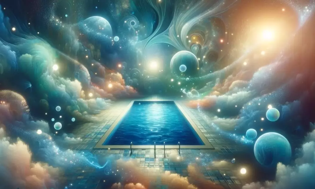 dream of swimming in clear water