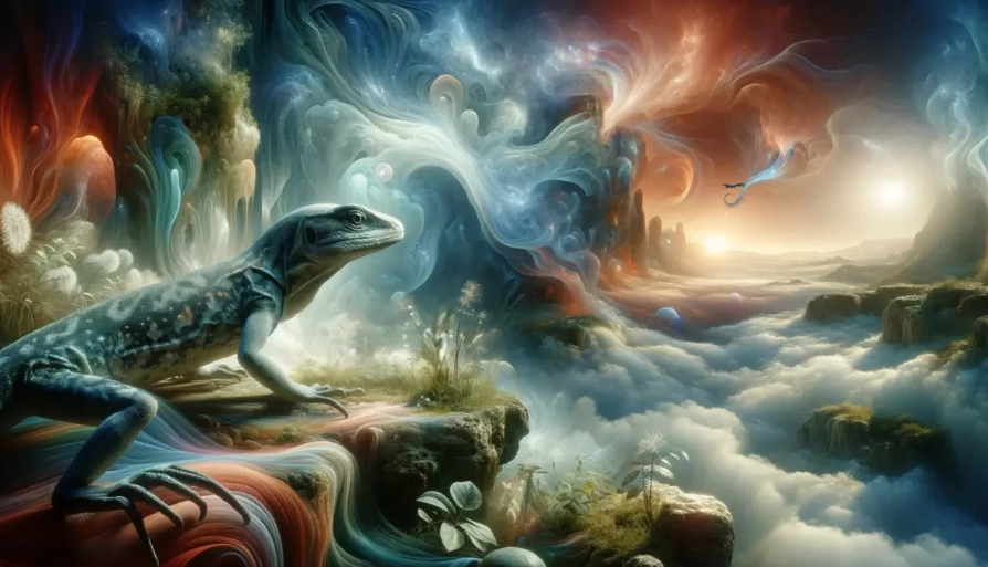 dreaming of a lizard