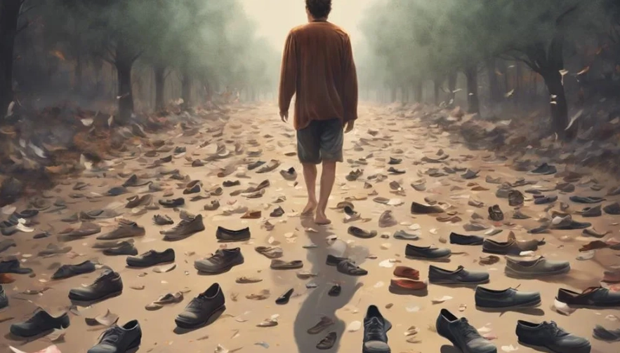 dream about losing shoes