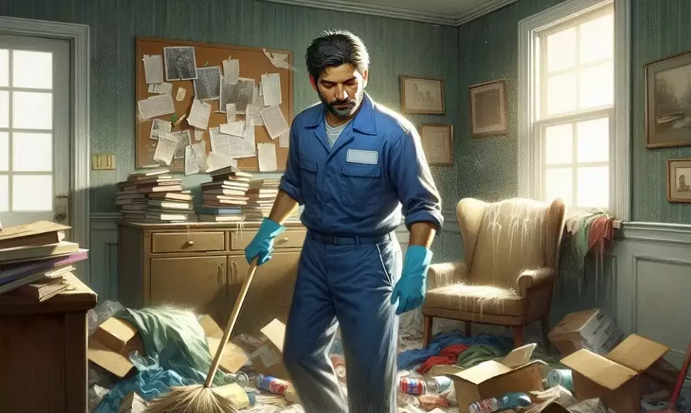 dream about cleaning house