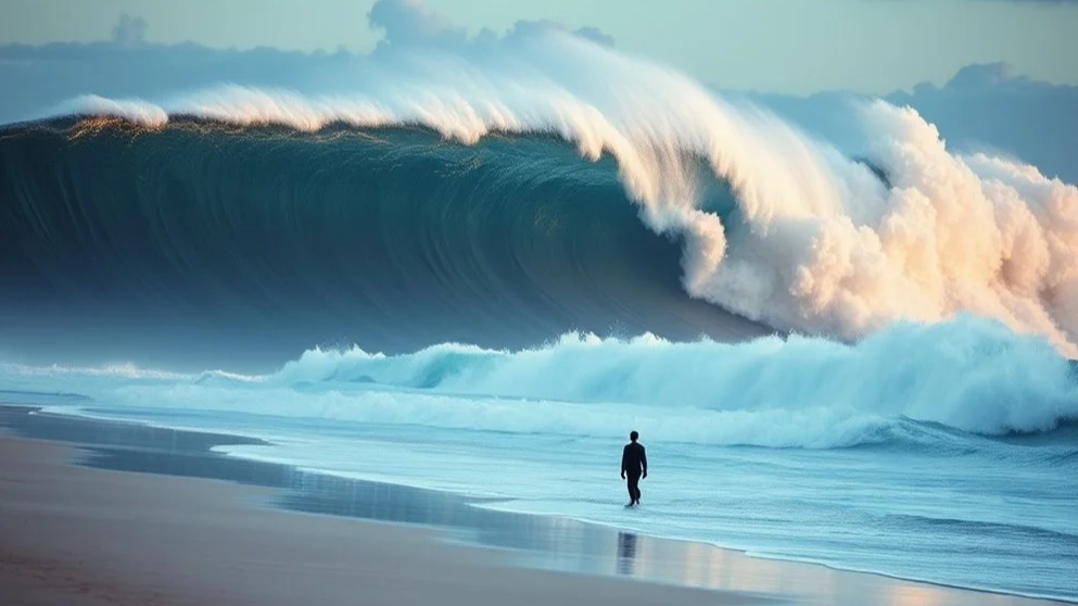 what does dreaming of big waves mean