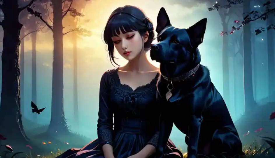 spiritual meaning of black dog