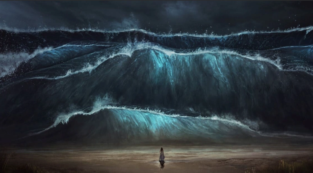 dreaming of big waves meaning