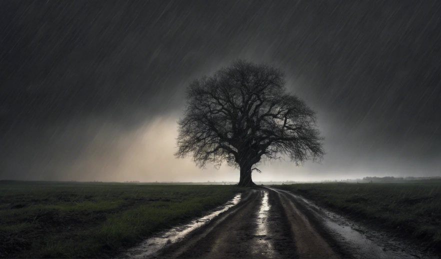 dreaming about raining meaning