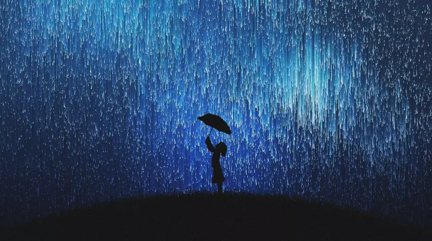 dreaming of heavy rain