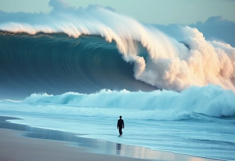 dreaming of a big wave